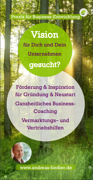 Flyer Business Coaching in Potsdam